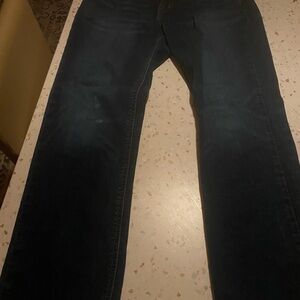 George Men's Dark Blue Straight Jeans